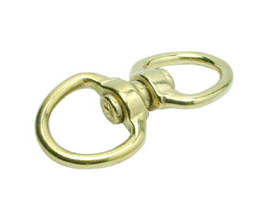 B018/BUY SOLID BRASS EYE N EYE SWIVEL - (CLEARANCE SALE)