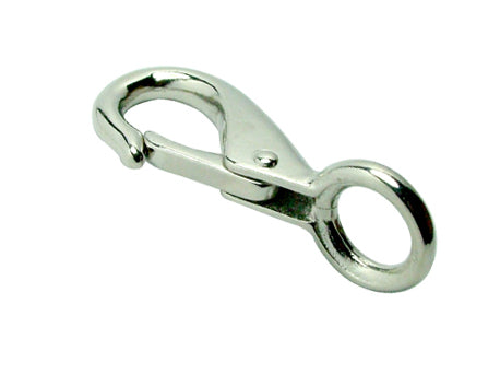 B249NP/BUY EYE SNAP SOLID BRASS IN NICKEL PLATE - (CLEARANCE SALE)