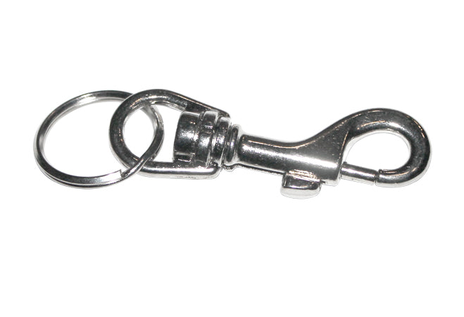 D00K DIE CAST ZINC ALLOY SNAP HOOK NICKEL PLATED - (CLEARANCE SALE)