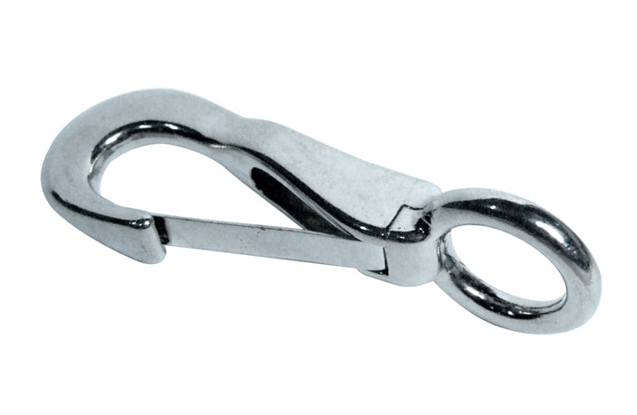 D202 DIE CAST ZINC ALLOY SNAP HOOK NICKEL PLATED - (CLEARANCE SALE)