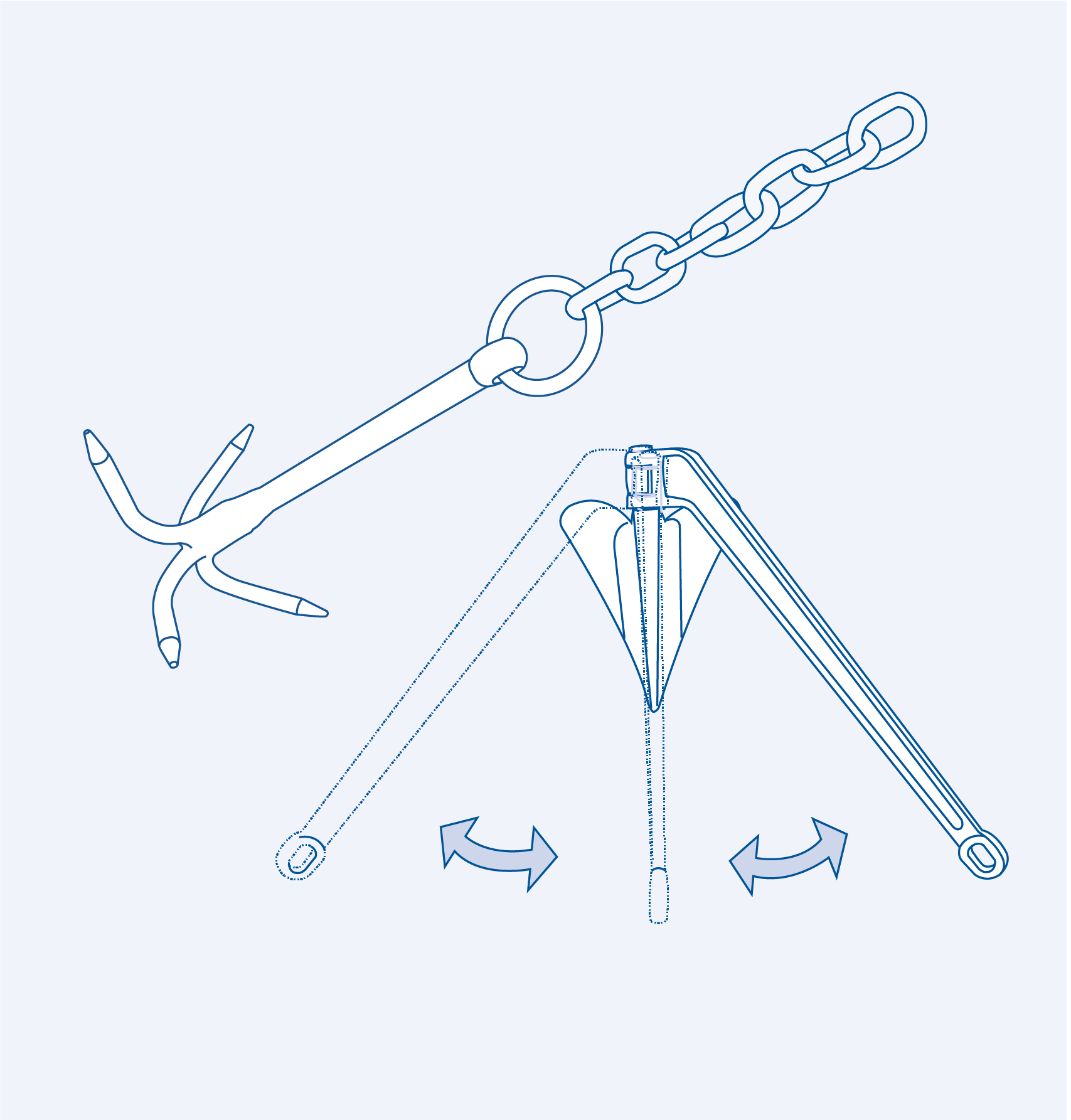 S3230 Hook anchor - 304 (CLEARANCE SALE)
