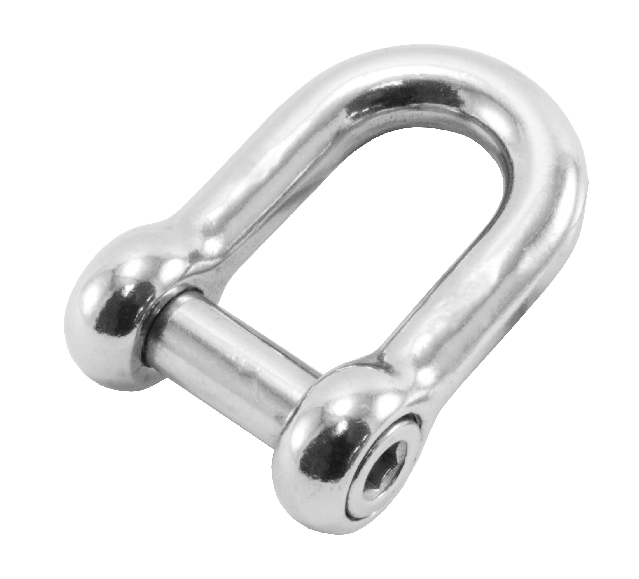 S360CI D-shackle (hexagonal sink pin) - 316