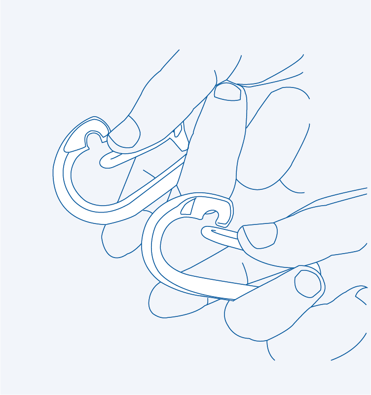 SF24302 Spring snaps - type1 (circular hook with opened end) - 304 (CLEARANCE SALE)