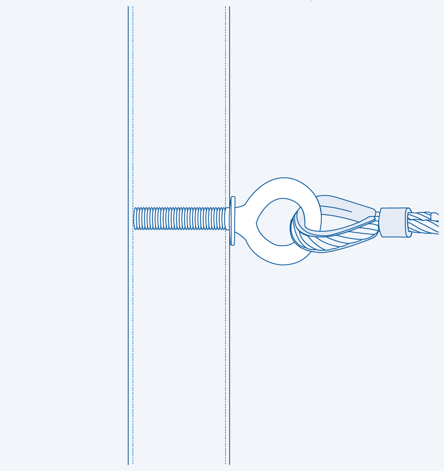 SF3191 Eye Bolt (with double washer and nut) - 304