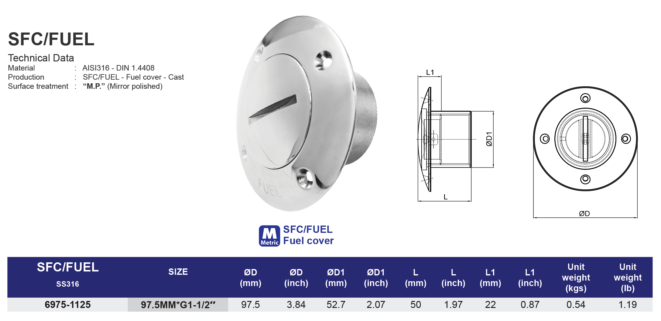 SFC/FUEL Fuel cover - 316