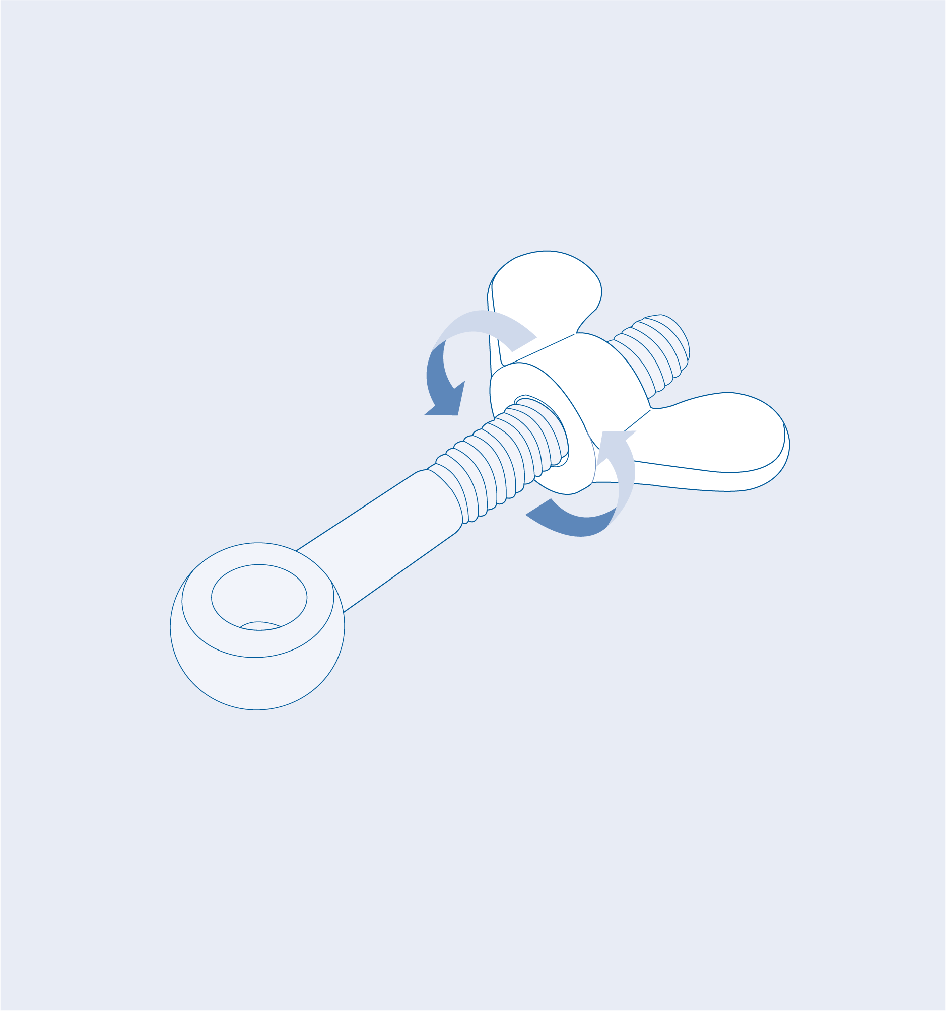 DIN315 Wing nut - 316 (CLEARANCE SALE)