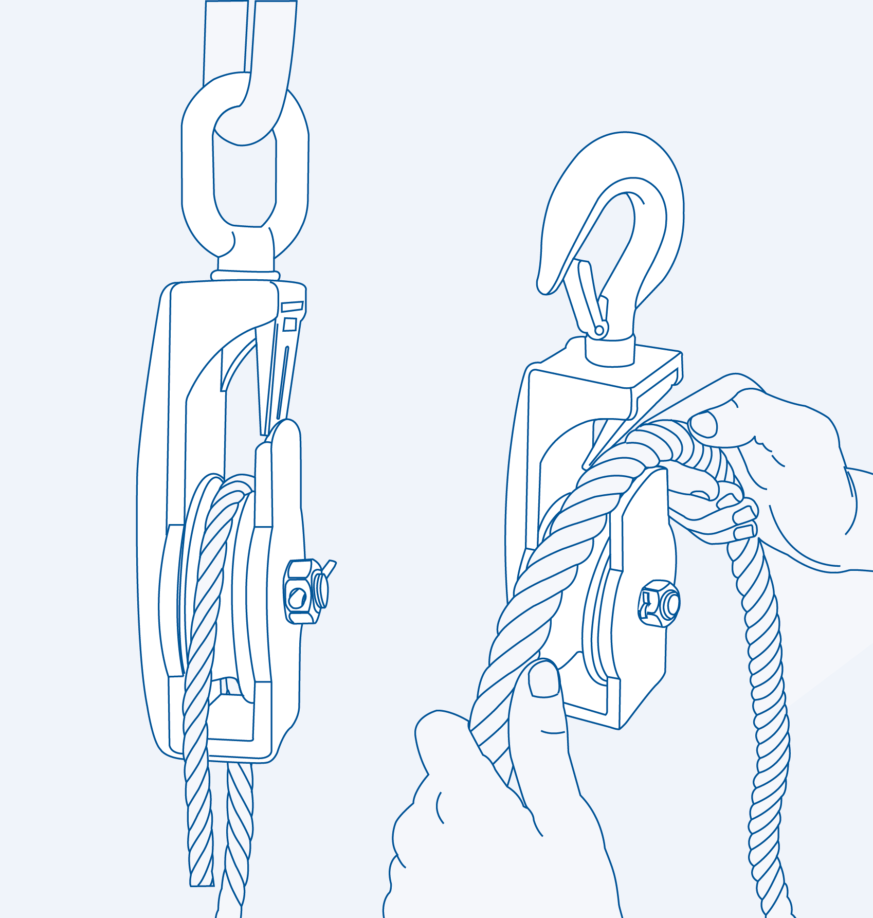 S212-E1-75 Seine block 75 mm (eye top) - 304