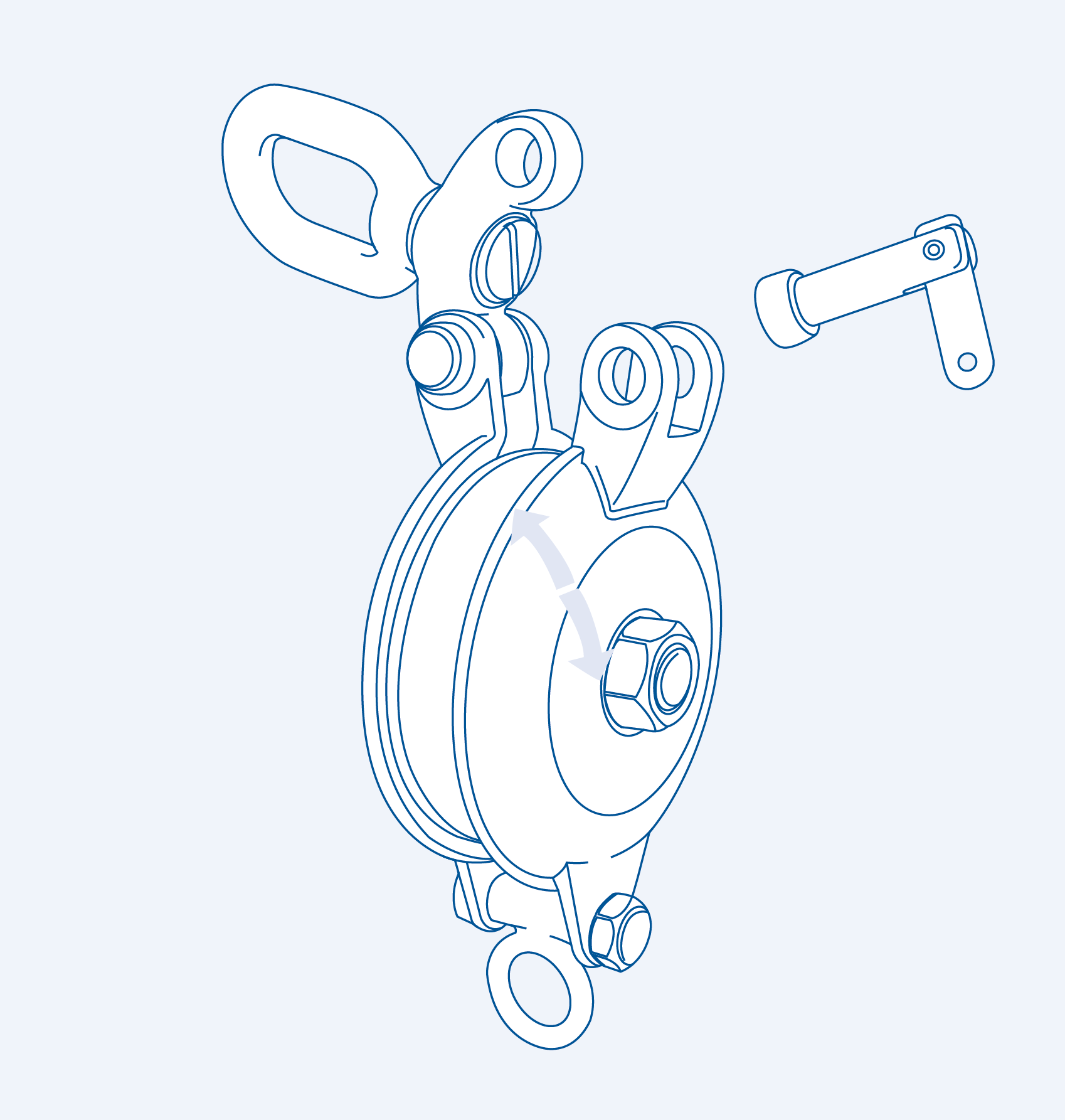 S213-E1 Daruma block (eye top) - 316