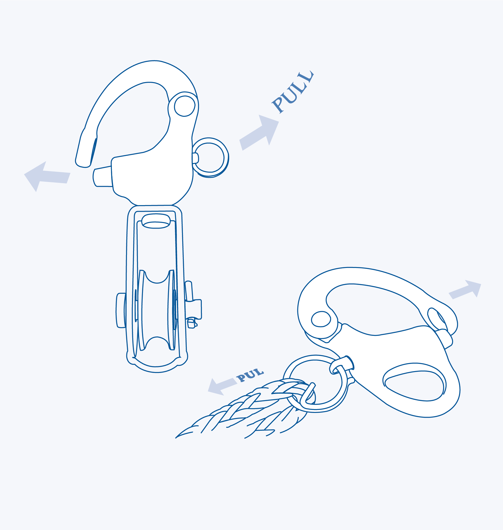 S2483 Fixed snap shackle - 316