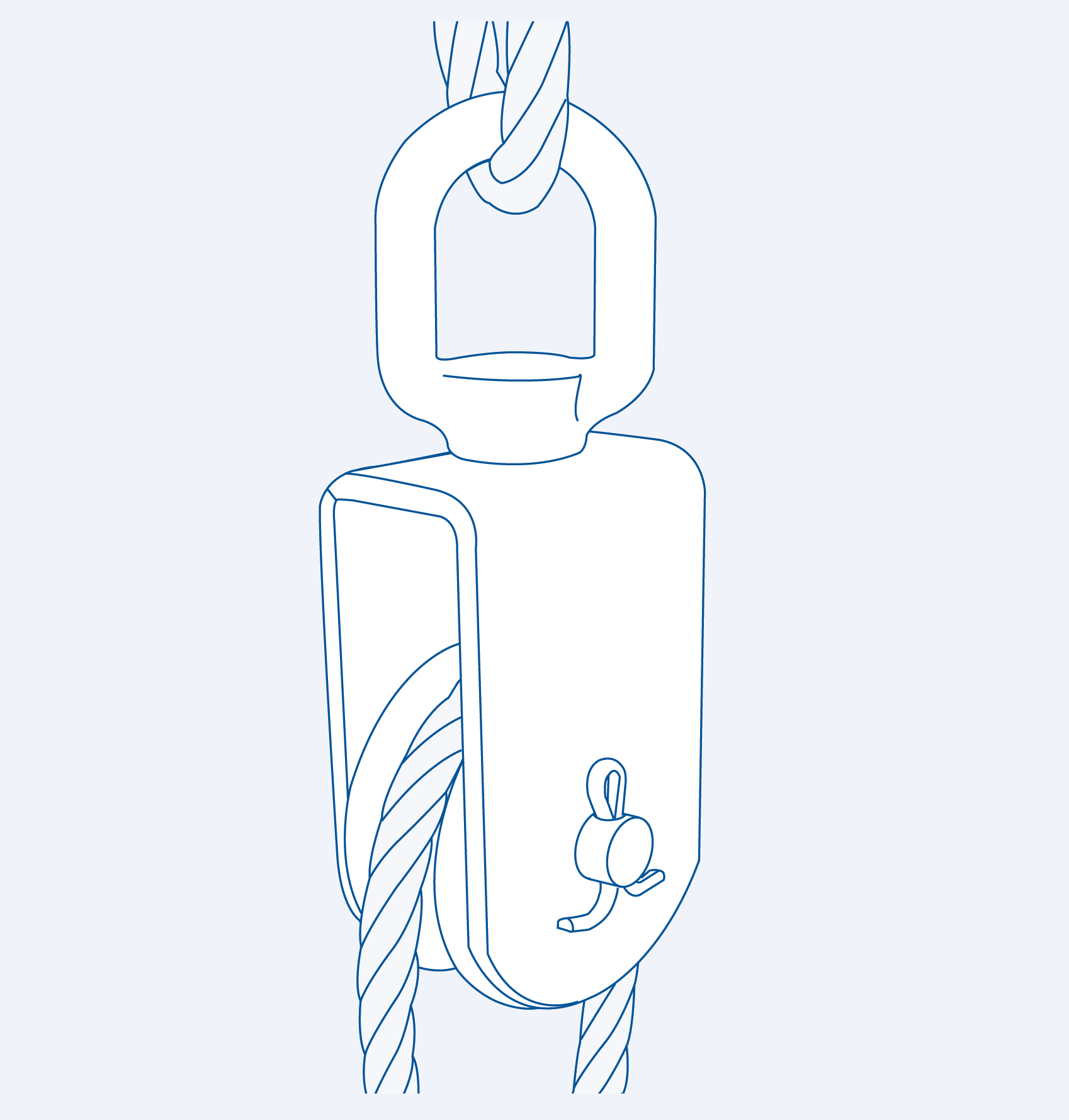S313-E1 Taruma block (cast sheave with brass bushing) - 304