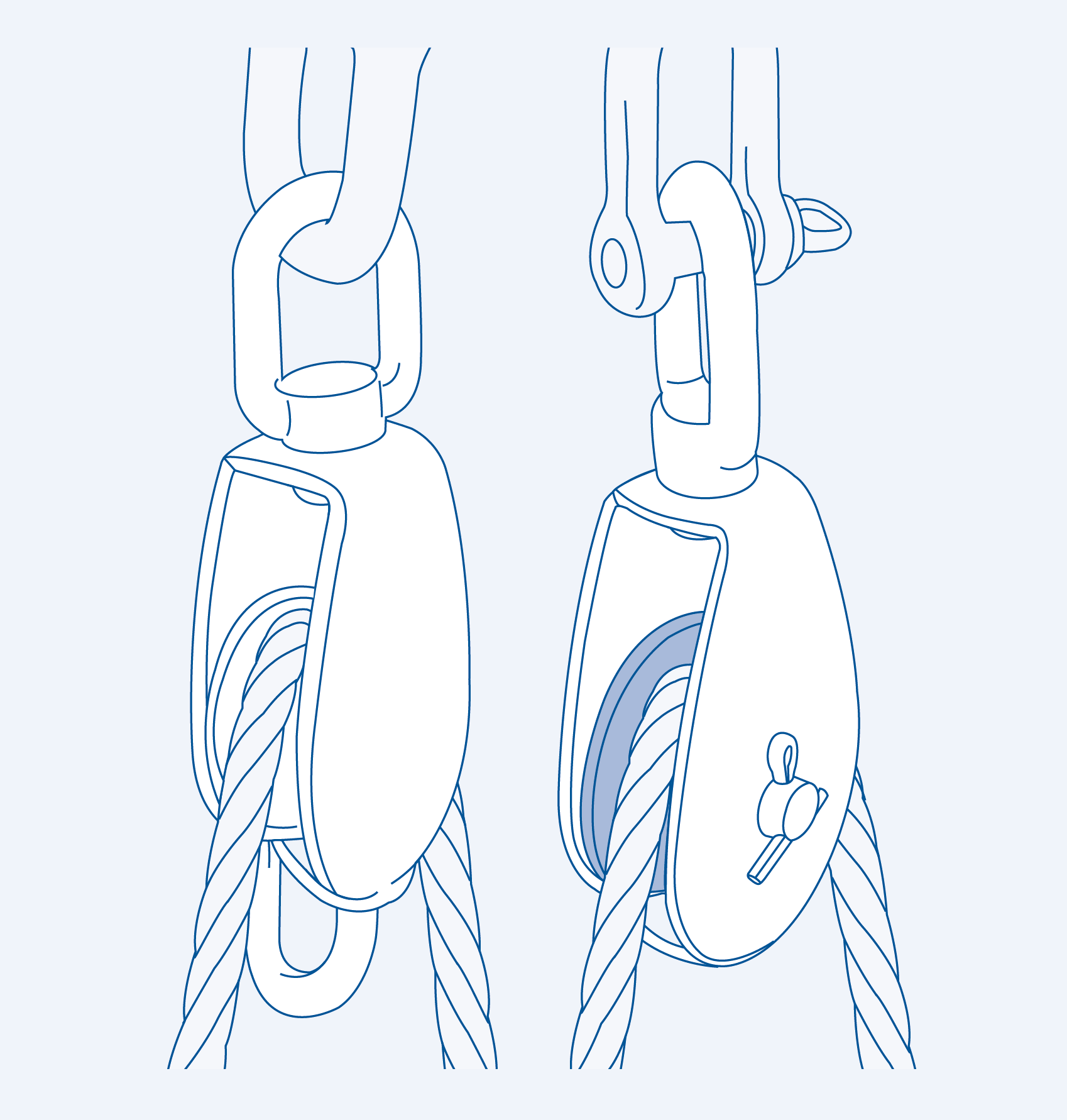 S3141NL/B Mame-block (nylon sheave) - 304 (CLEARANCE SALE)