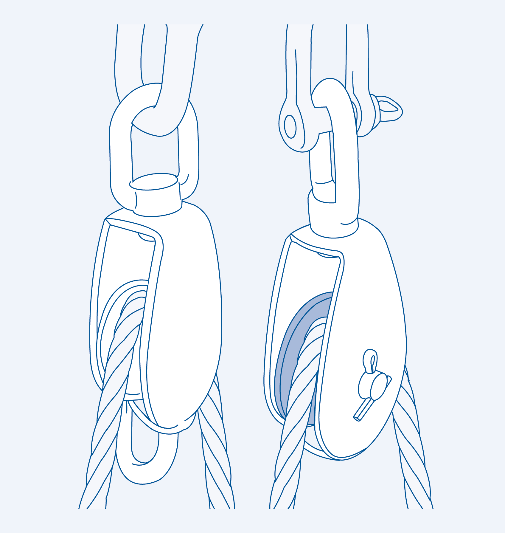 S314A Mame block (cast sheave with eye end) - 304