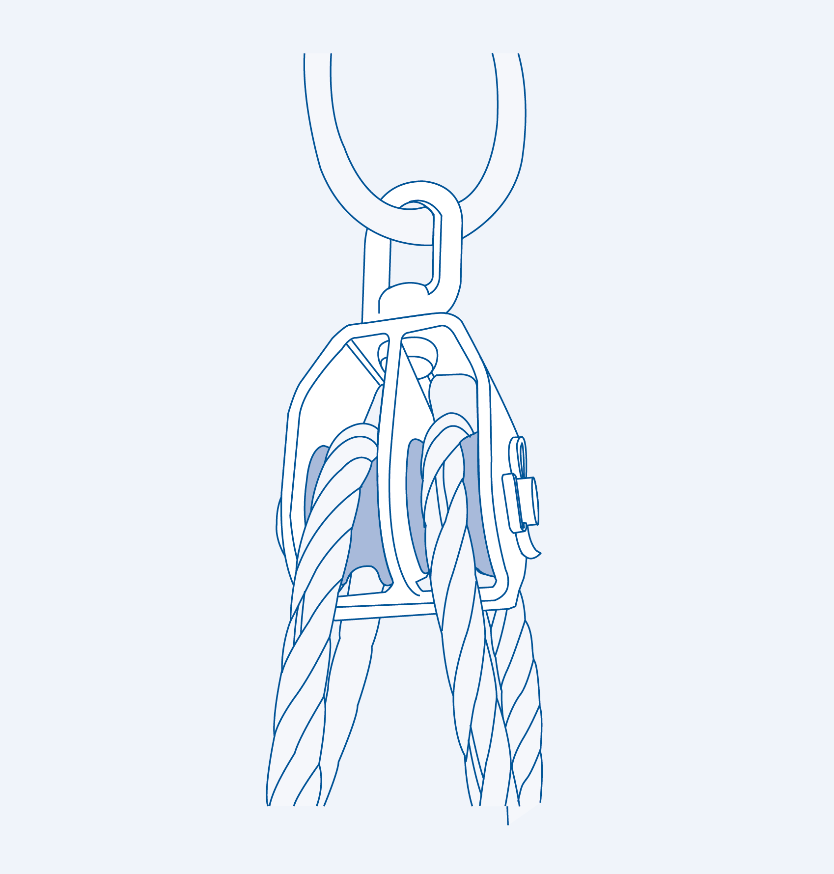 S315NL Mame block (double nylon sheave) - 304