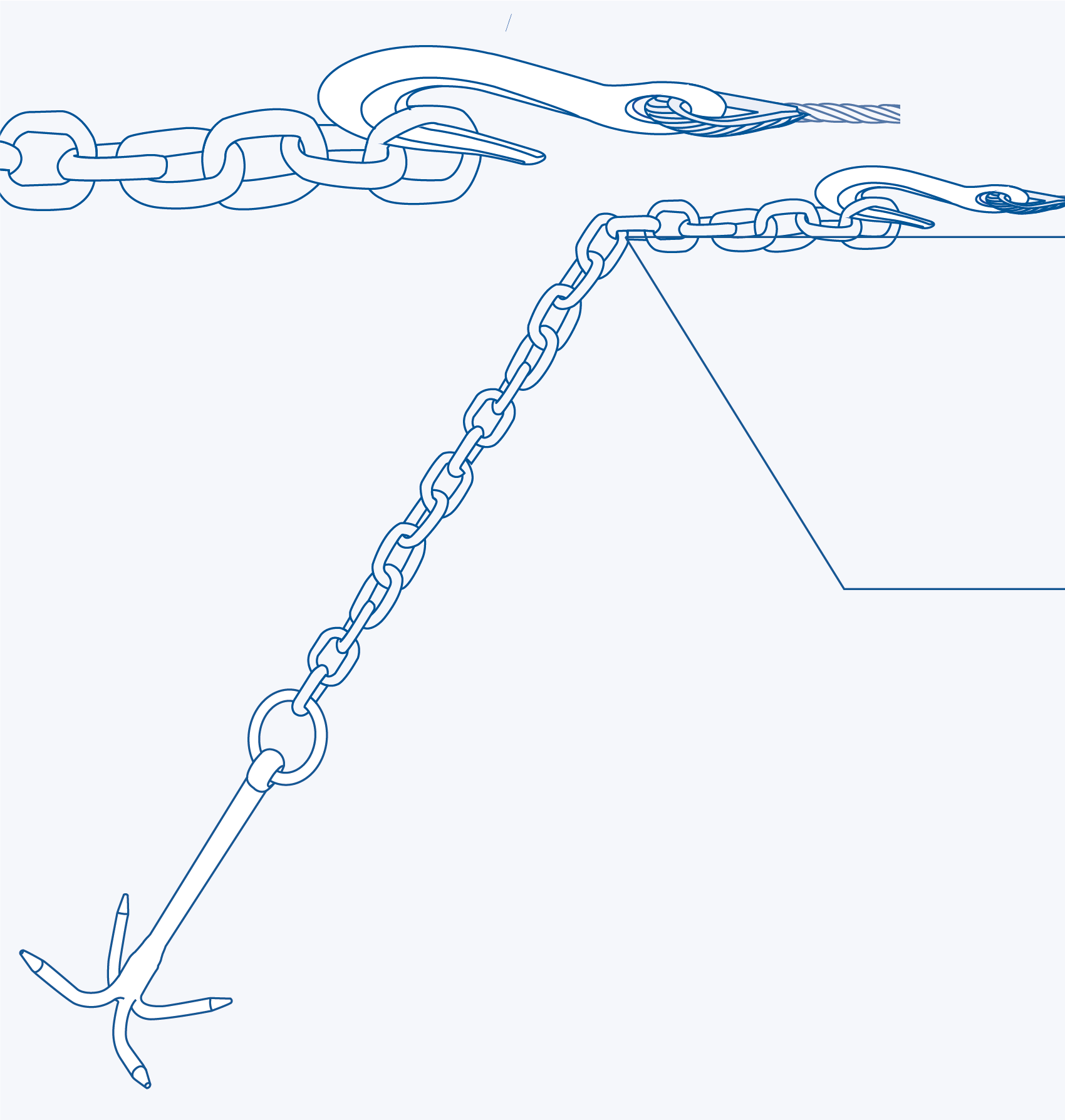 S323H Grab hook (eye end) - 316 (CLEARANCE SALE)