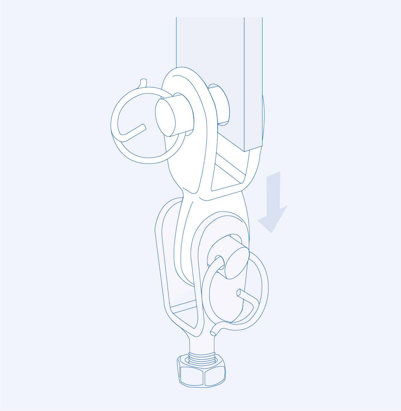 S3400 Turnbuckle toggle - 316