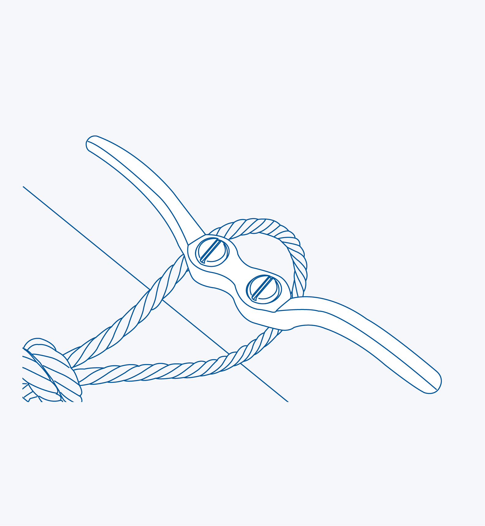 S4015 Rope cleat - 316 (CLEARANCE SALE)