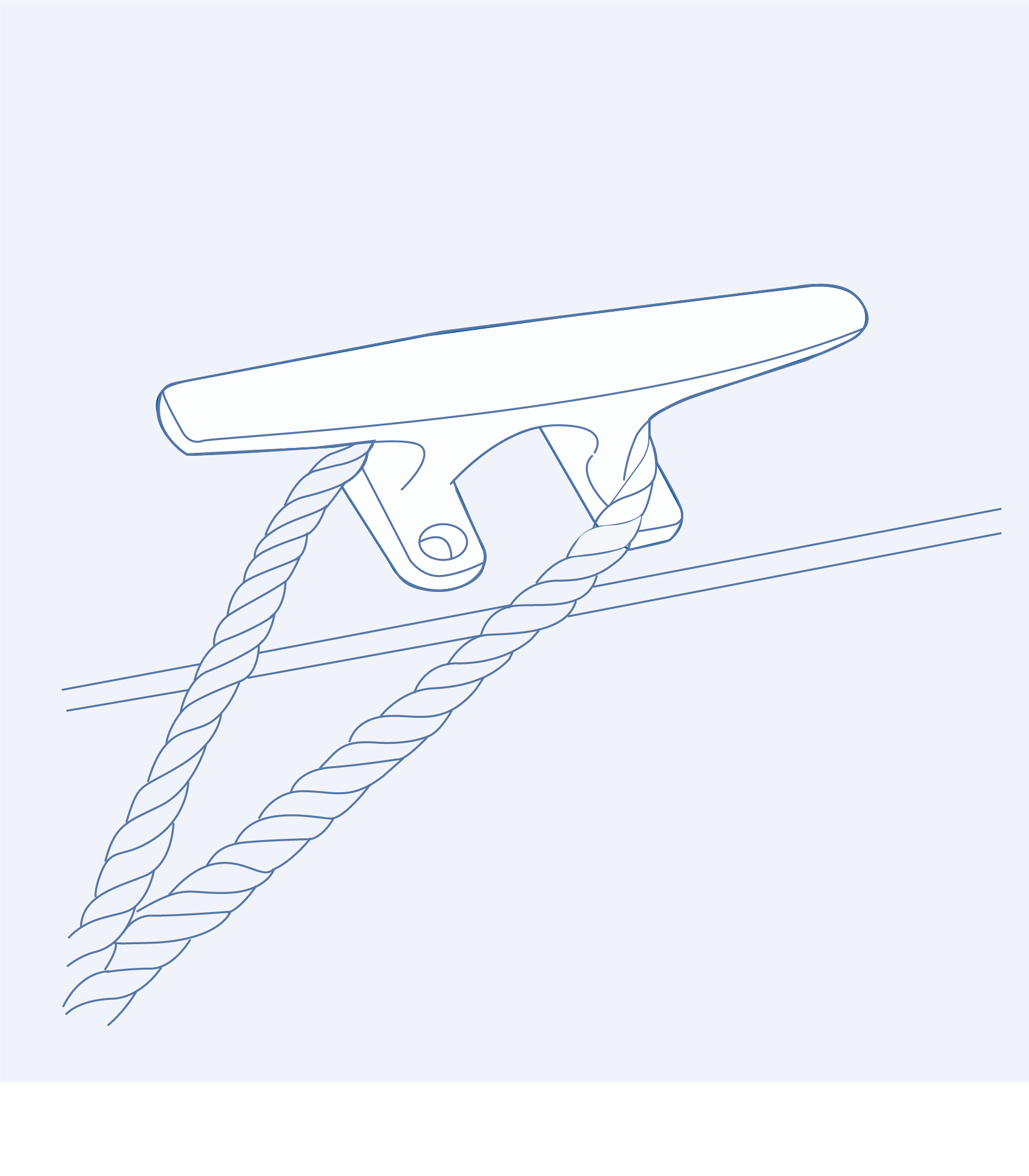 S505H Trim line cleat (heavy type) - 316