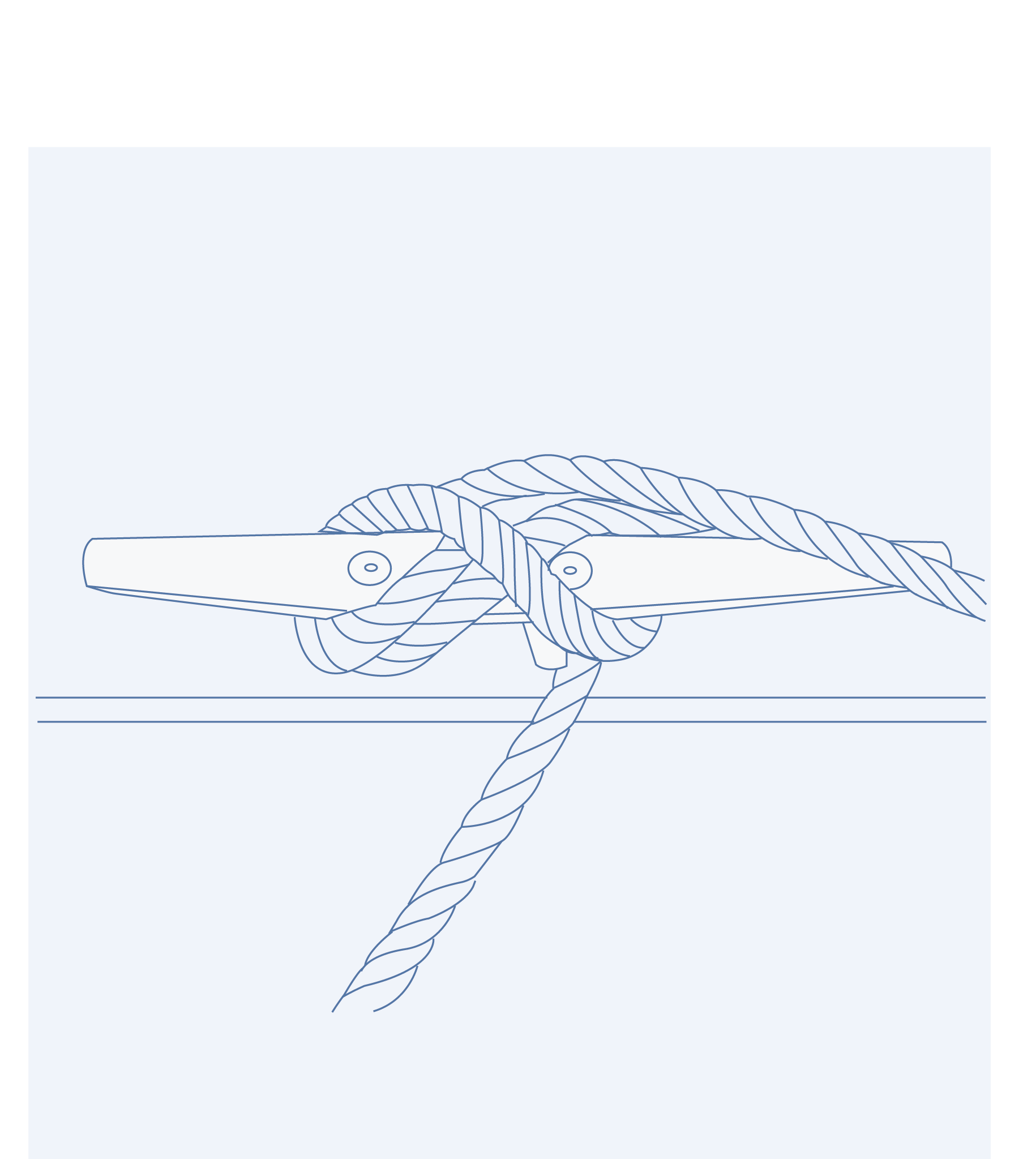 S507 Blue water cleat - 316