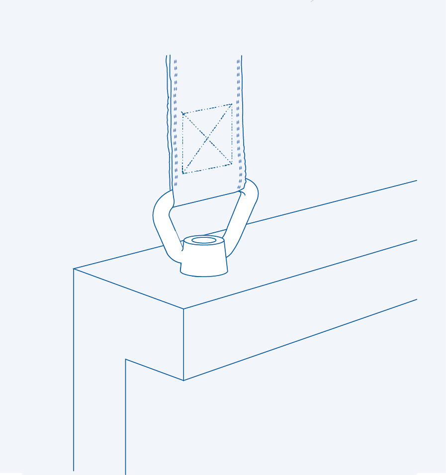 S80704 Rectangular eye nut - 316