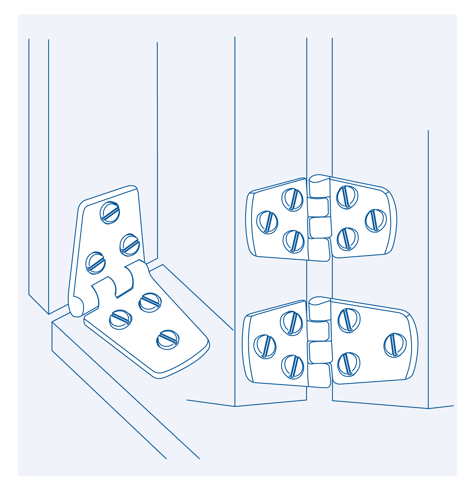 S9222R-3.5" Hinge (type 3.5) - 316