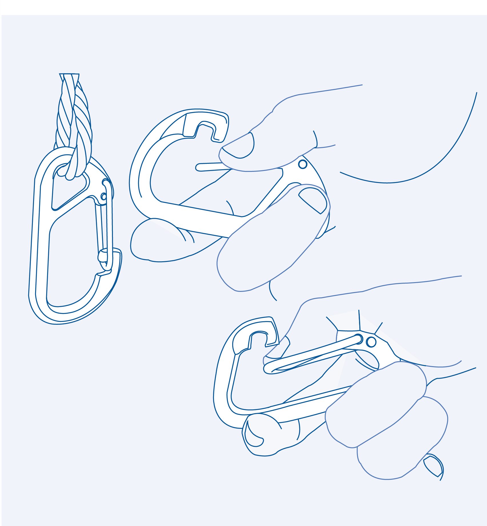 SF2431 Spring snaps - type2 (circular hook with opened end) - 316 (CLEARANCE SALE)