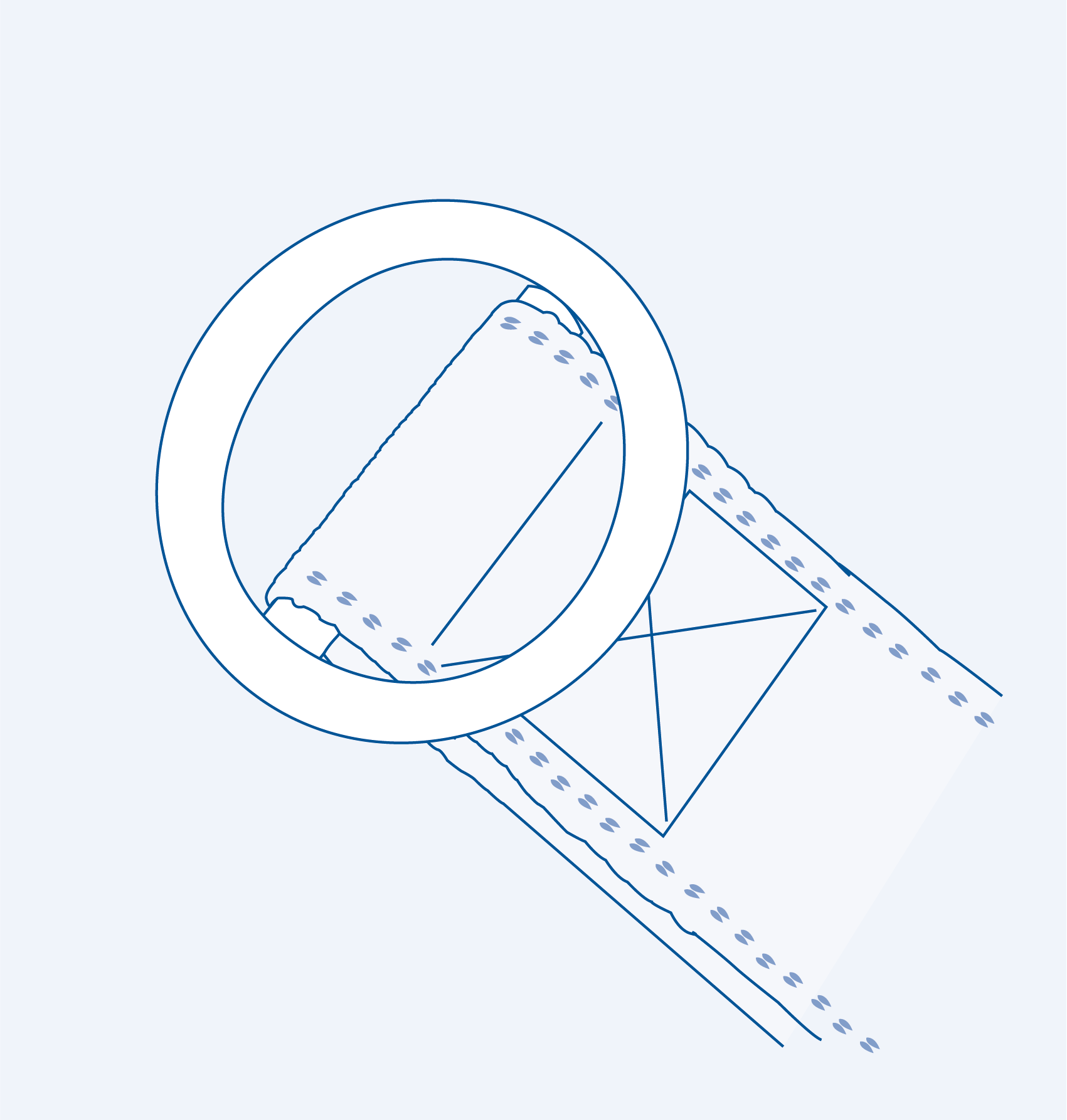 SF3171 Round ring (center cross bar) - 316