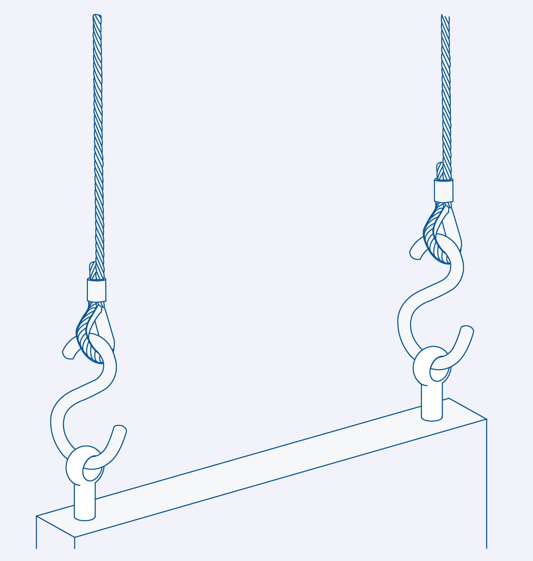 SF3182 Eye Bolt (wooden screw) - 316