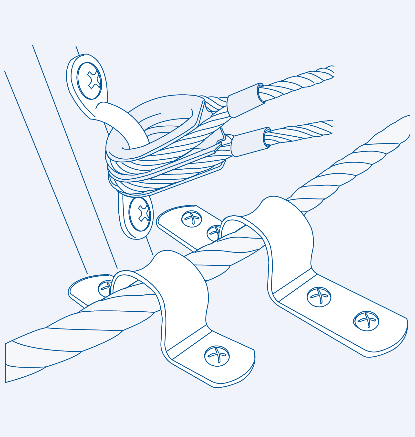 SF322 Wire Eye Strap - 316 (CLEARANCE SALE)