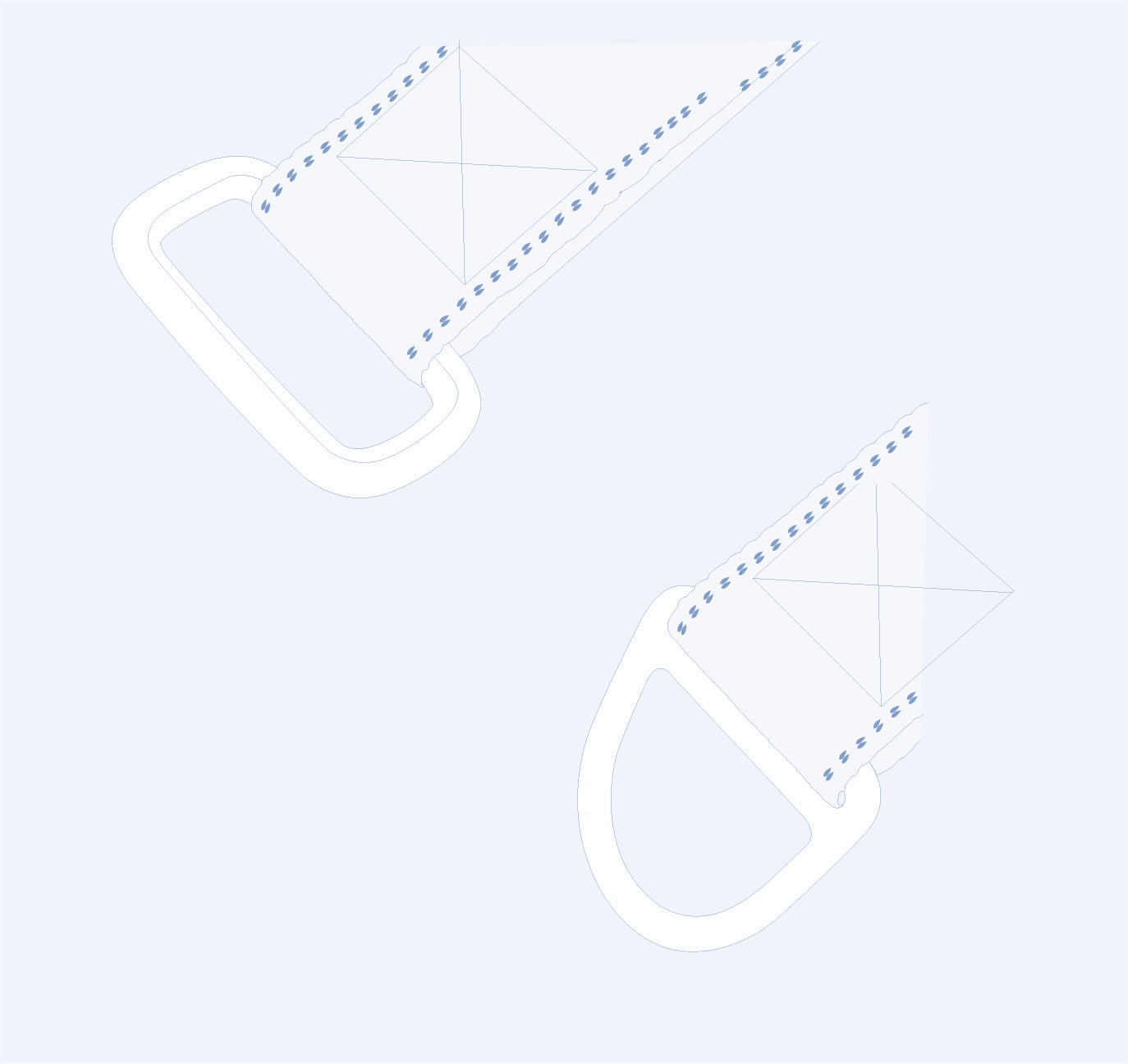 SF3251 Triangle Ring (cross bar) - 304