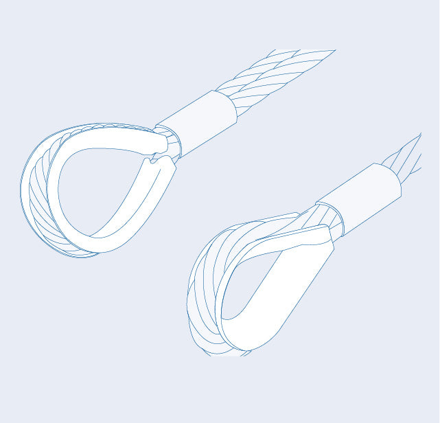 SF414 Heavy thimbles - 316