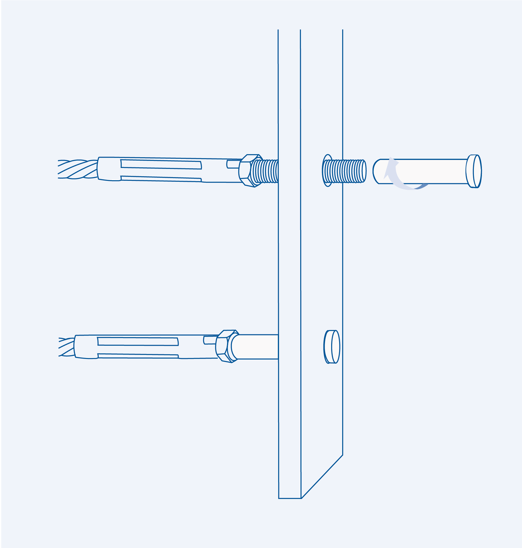 SF7806TR Inside threaded domehead (right hand thread) - 316