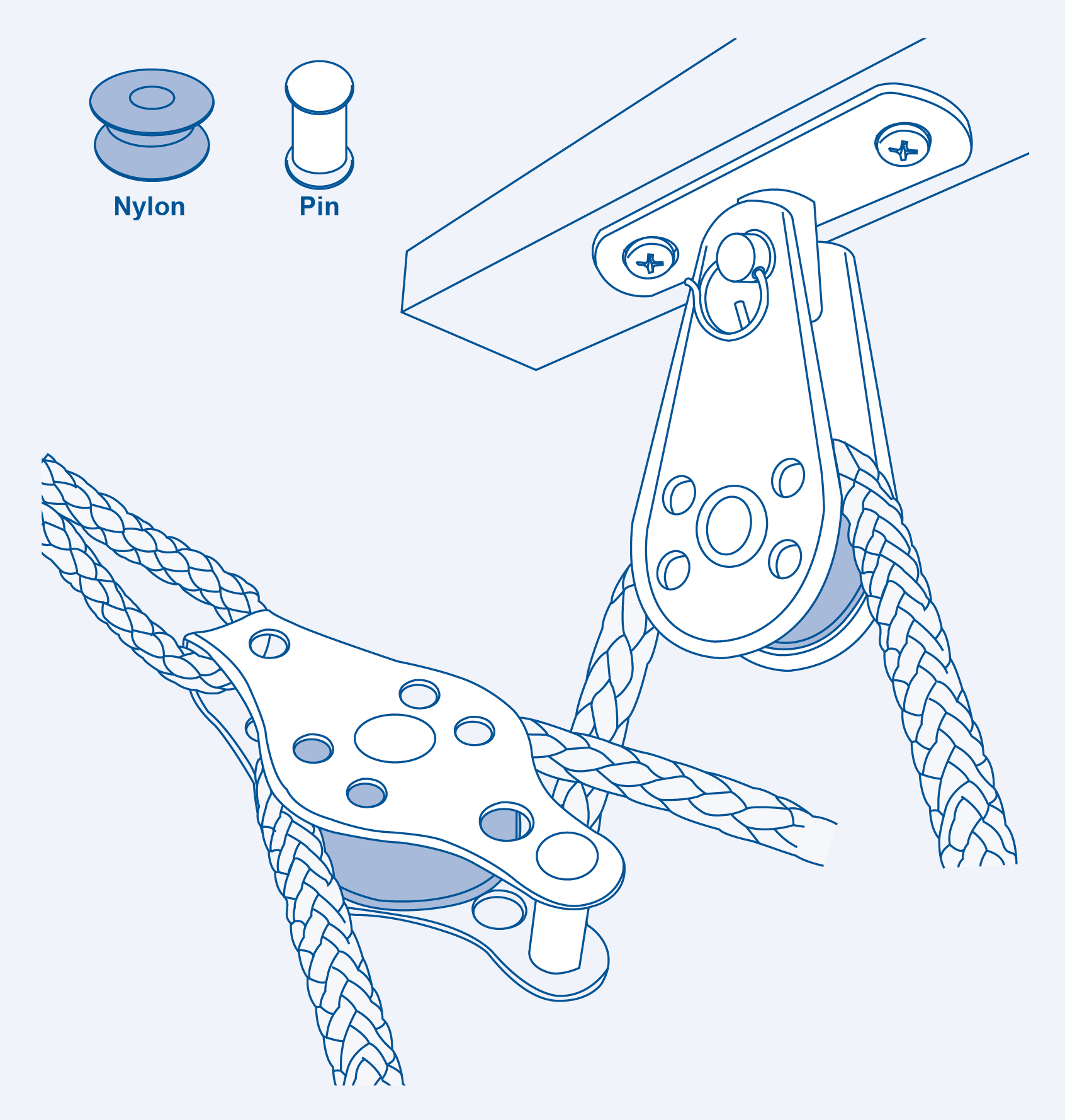 SF8253 Pulley block (type L) - 304