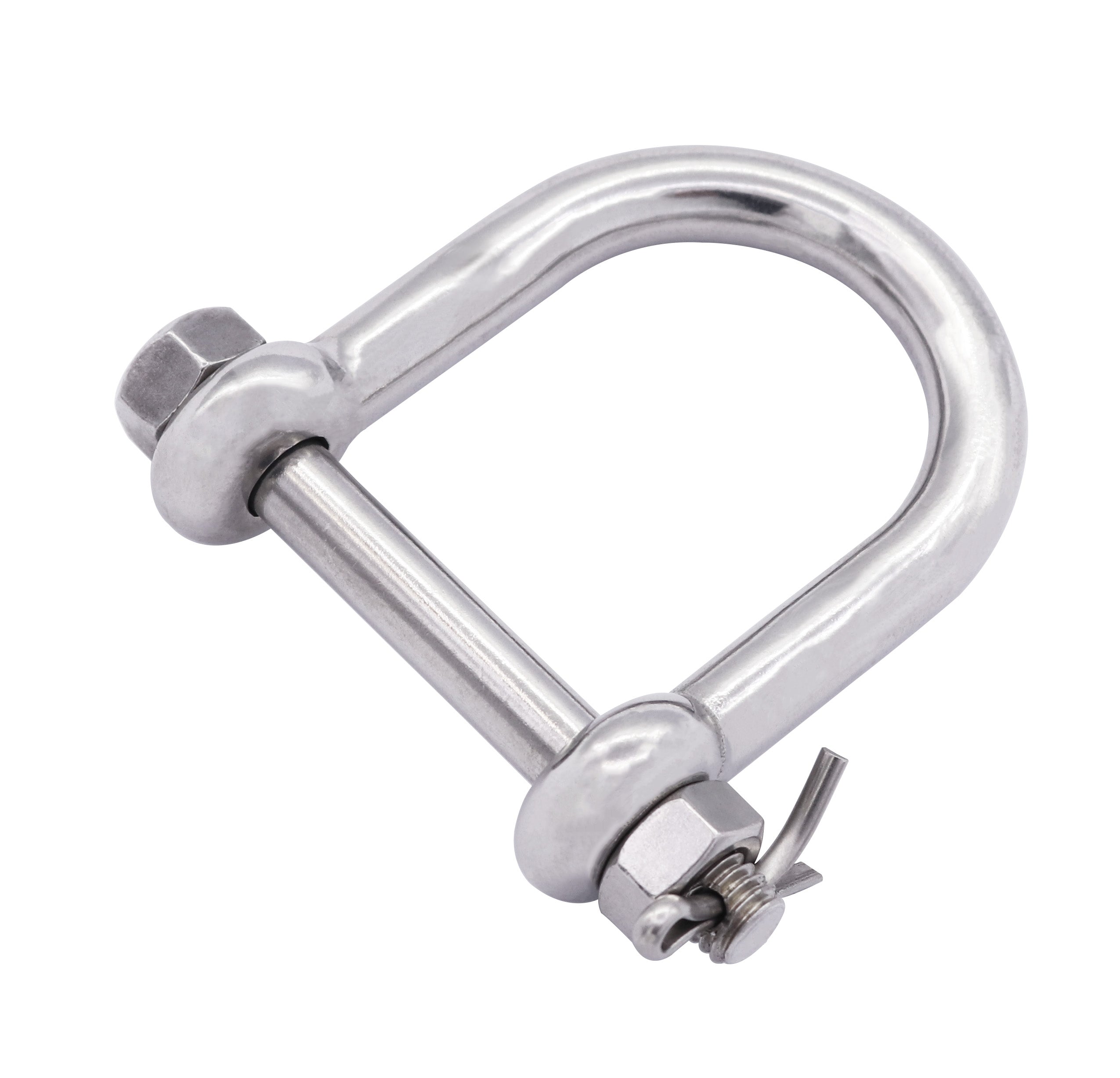 S360BWN Wide D-shackle (nut and cotter pin) - 316