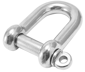 S360CP D-Shackle (Collared Pin) - 304