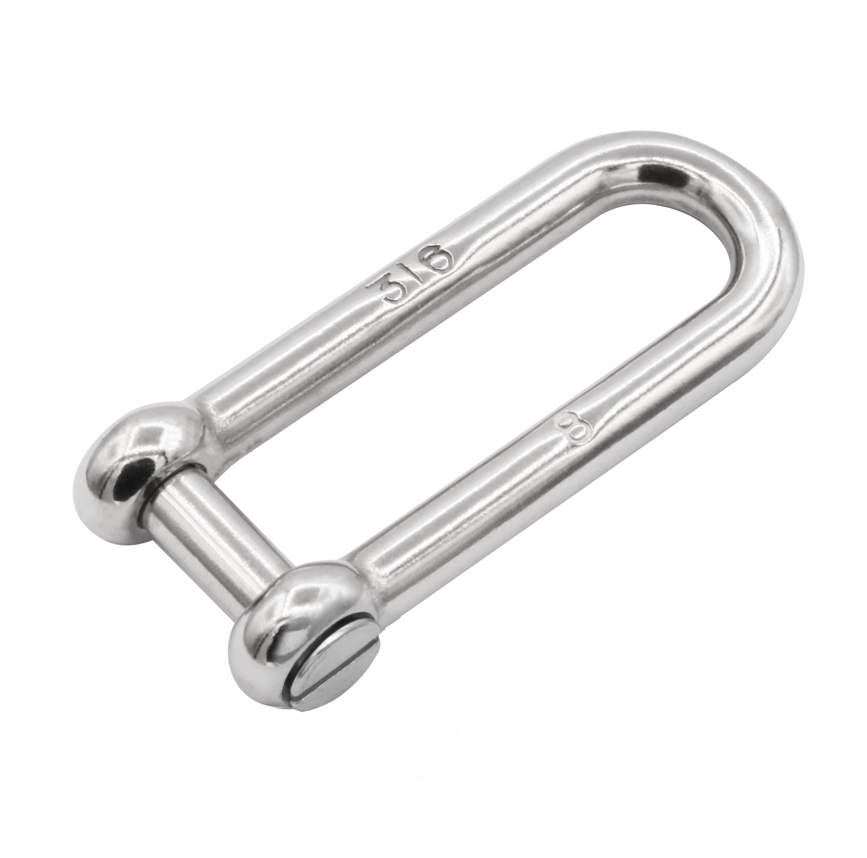 S362C Long D-Shackle (oval sink pin)
