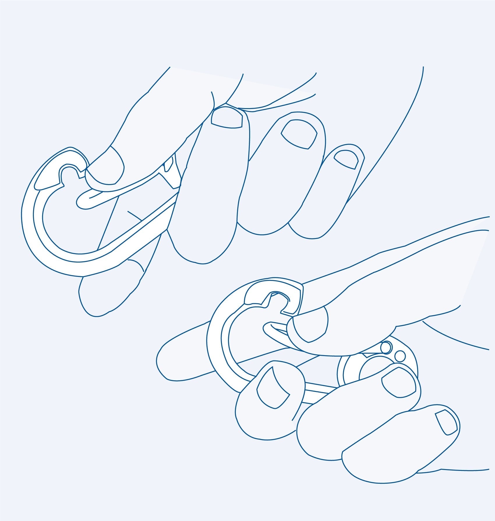 Test of SF24301 Spring snaps (circular hook with eye end) - 304