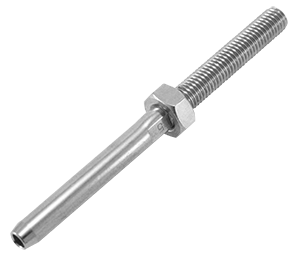 SF7801 Left Threaded Stud Terminal With Nut - 316