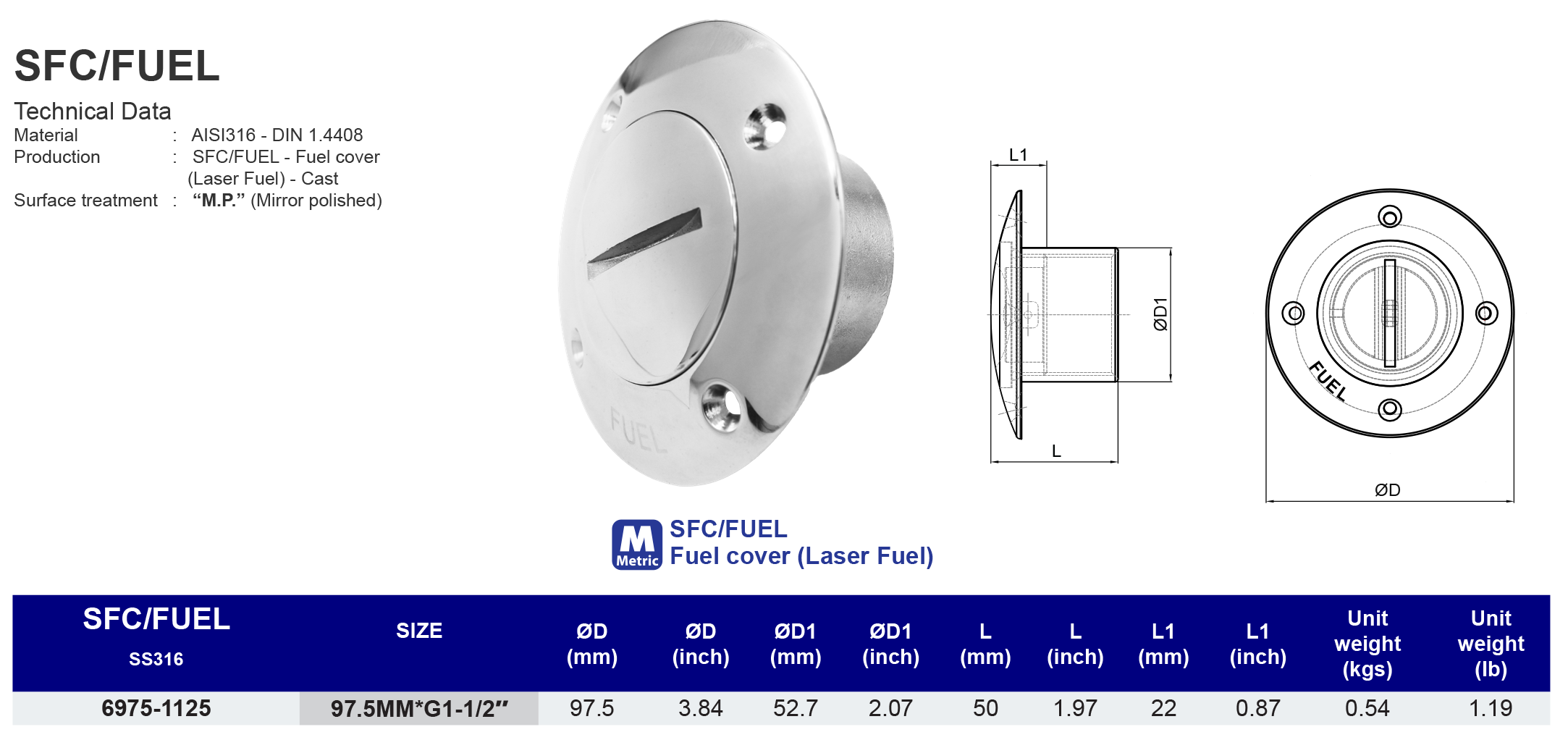 SFC/FUEL Fuel cover - 316
