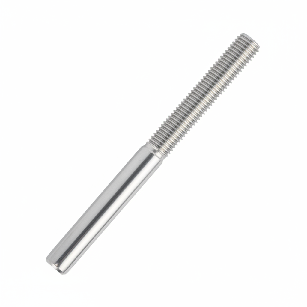 B7801 Left Threaded Stud Terminal - 316 Mirror Polished