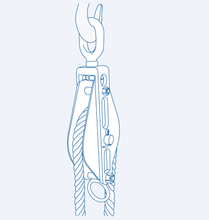 S210-E1 Single heavy block (eye top)