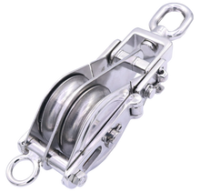 S211-E2 Double snatch block (eye top)