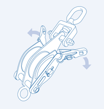 S211-E2 Double snatch block (eye top)
