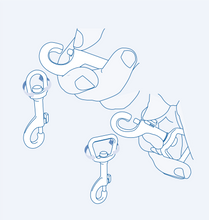 S225SQ Bolt snap (square swivel end)
