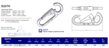 S247H Chain snaps (opened end)