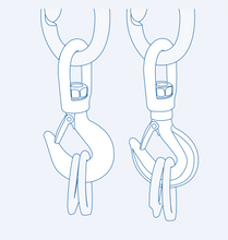 S2511 Heavy slip hook (swivel end with safety latch)