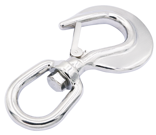 S2511 Heavy slip hook (swivel end with safety latch) - 316