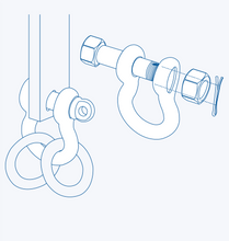 S2711BB Oversize anchor shackle (nut and cotter pin)