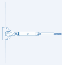 S3121_B3 Turnbuckle with Fork & Swage stud B3