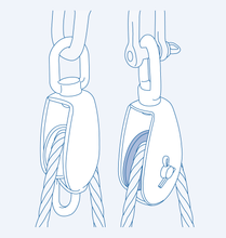 S3151NL Mame block (double nylon sheave)