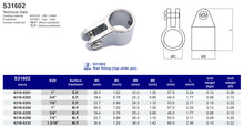 S31602 Rail fitting (top slide cap)